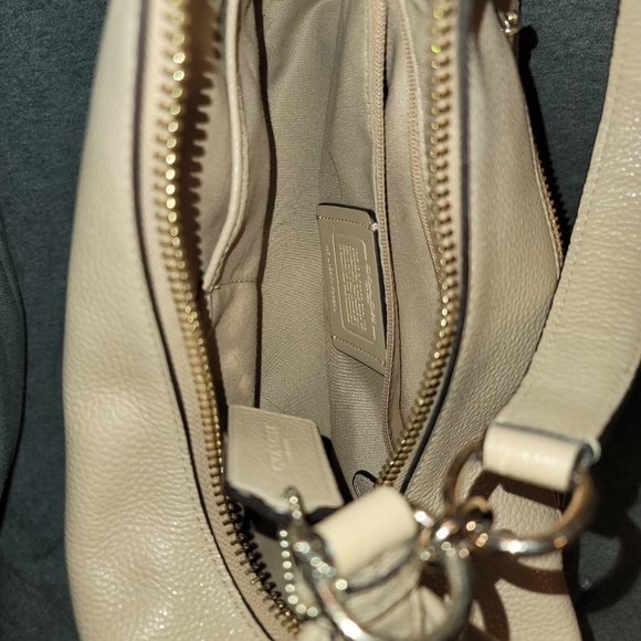 Coach Handbag F38250 Tan leather - Picture 3 of 4